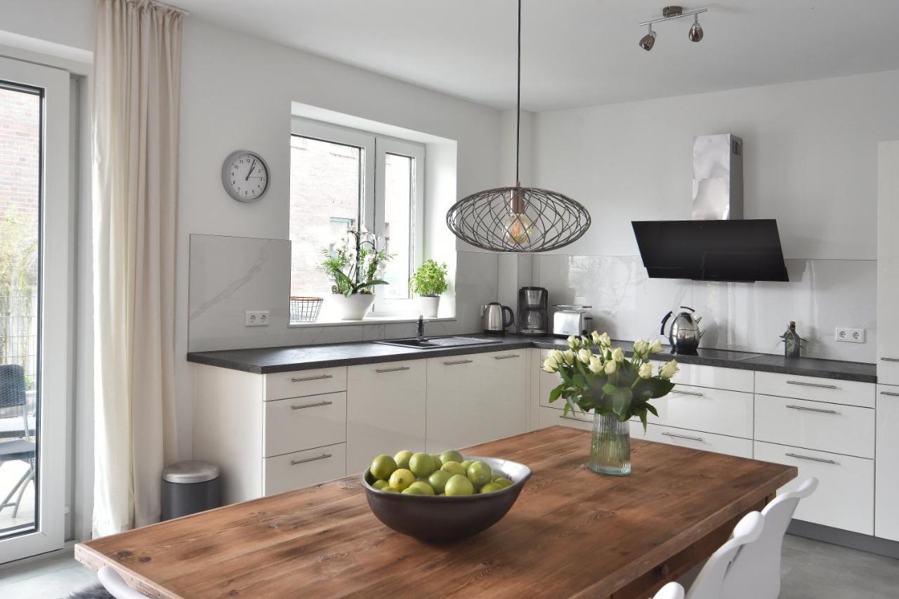 Familienfreundliche Neubauwohnung Mit Terrasse Amburgo Esterno foto
