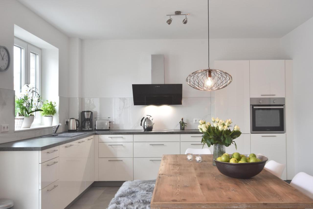 Familienfreundliche Neubauwohnung Mit Terrasse Amburgo Esterno foto